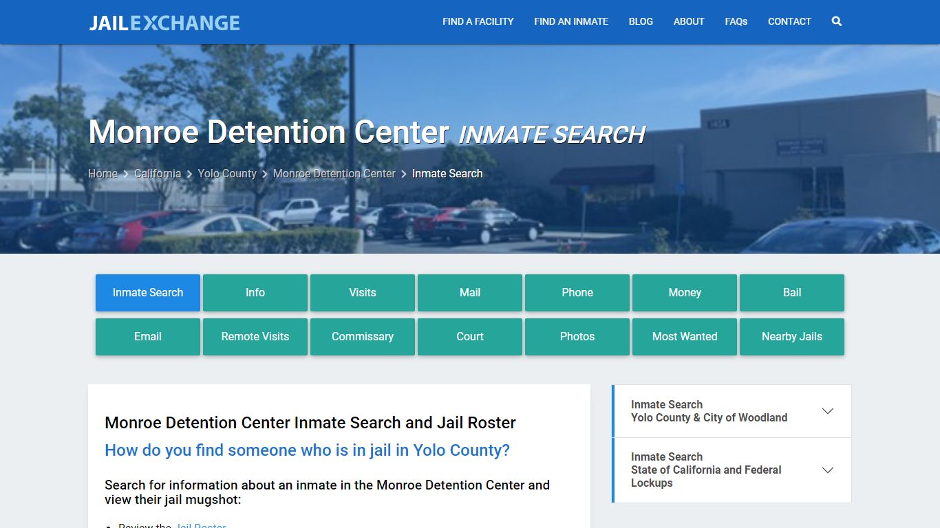 Monroe Detention Center Inmate Search - Jail Exchange